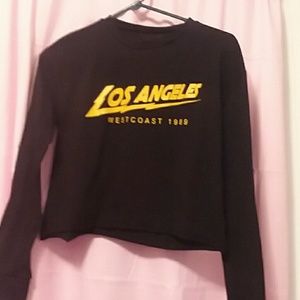 Croped long sleeve tee